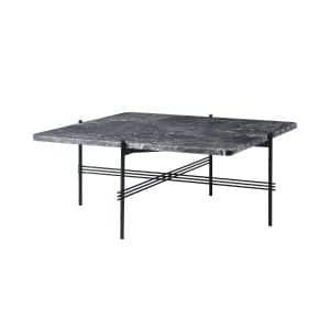 GUBI | TS Coffee Table - Kvadrat - 80x80 cm, Farve Grå marmor