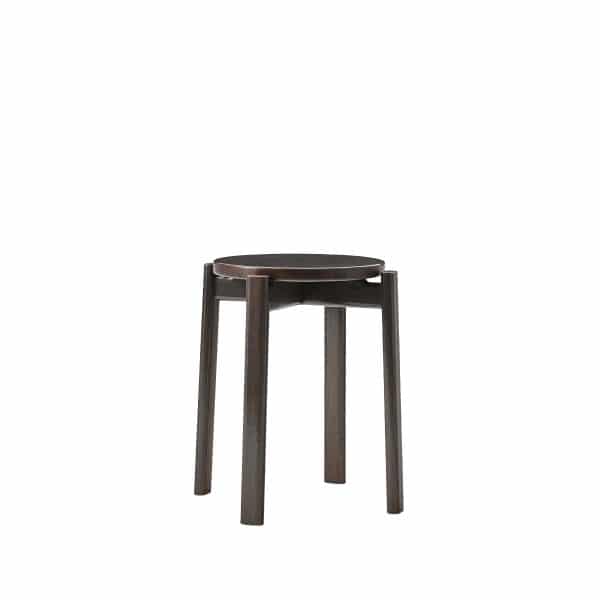 MENU | Passage stool, Variant Dark Lacquered Oak