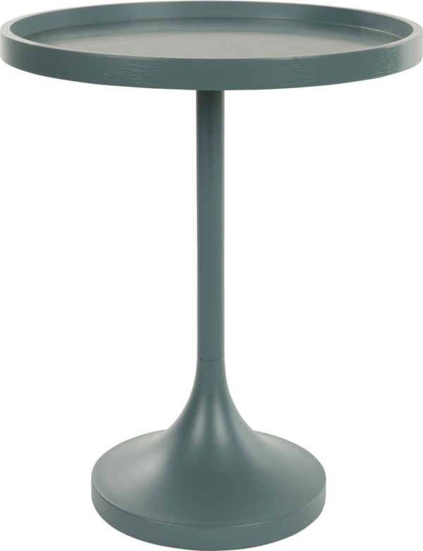 Sidebord Zuiver Jason blygrå stål Ø46 x H56 cm - lille stuebord og lampebord